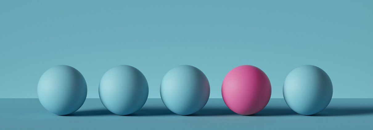 Blauwe ballen